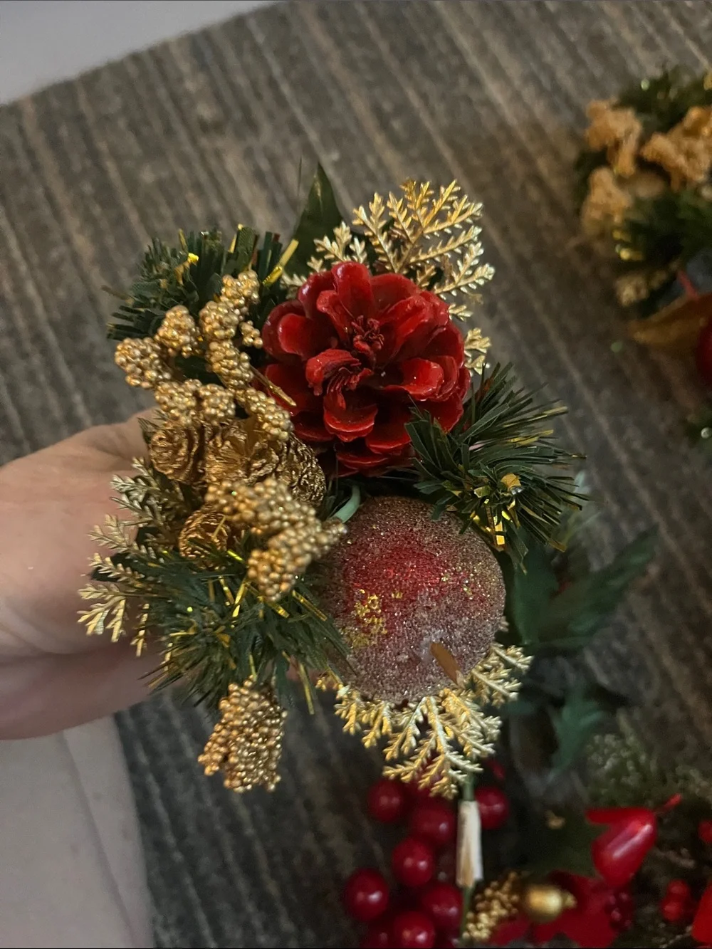 Bulk lot of Christmas Picks 20 pcs great for wreaths and floral gifts